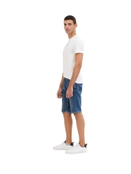 TOM TAILOR Jeansshorts Josh Blau/Dunkelblau/Hellblau