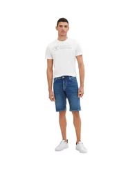 TOM TAILOR Jeansshorts Josh Blau/Dunkelblau/Hellblau