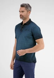 LERROS Poloshirt Türkis/Dunkelblau/Blau