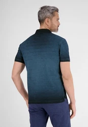 LERROS Poloshirt Türkis/Dunkelblau/Blau