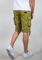 ALPHA INDUSTRIES Shorts 'Jet' Dunkelgrün/Khaki/Grün