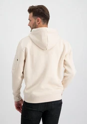 Alpha Industries Hoodie Alpha Label Gelb/Beige/Khaki/Weiß/Braun/Orange/Dunkelblau