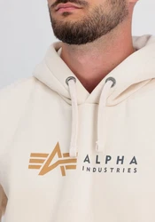 Alpha Industries Hoodie Alpha Label Gelb/Beige/Khaki/Weiß/Braun/Orange/Dunkelblau