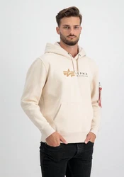 Alpha Industries Hoodie Alpha Label Gelb/Beige/Khaki/Weiß/Braun/Orange/Dunkelblau