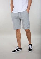 Alpha Industries Sweatshorts Basic Short SL Grau/Hellgrau