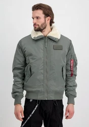 Alpha Industries Winterjacke dunkelgrn/eierschale