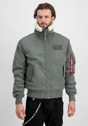 Alpha Industries Winterjacke dunkelgrn/eierschale
