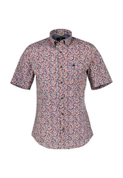 Kurzarmhemd Halbarmhemd mit floralem Print