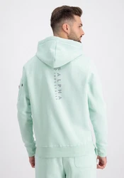 Alpha Industries Hoodie EMB Hellgrün/Grün/Hellblau