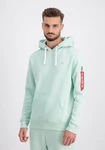 Alpha Industries Hoodie EMB Hellgrün/Grün/Hellblau