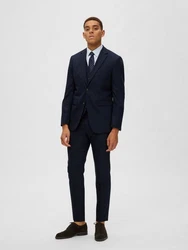SELECTED HOMME Sakko SLHNeil (1-tlg) Dunkelblau/Hellblau/Blau