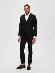 SELECTED HOMME Sakko SLHNeil Hellblau/Dunkelblau/Schwarz