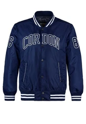 Cordon Sport Collegejacke Blouson King Jacket Braun/Dunkelblau/Blau/Hellblau