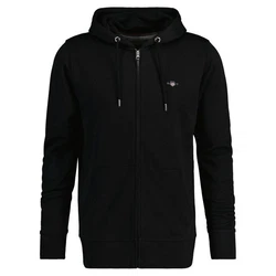 Gant Sweatjacke Regular Shield Full Zip Hoodie (2007059) BLACK/Schwarz