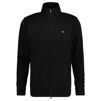 Gant Sweatjacke REG SHIELD FULL ZIP SWEAT Schwarz