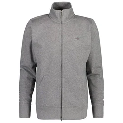 Gant Sweatjacke REG SHIELD FULL ZIP SWEAT grau/grau melange