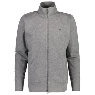 Gant Sweatjacke REG SHIELD FULL ZIP SWEAT grau/grau melange