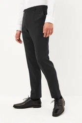 Next Formelle Flatfront-Hose Skinny Fit Dunkelgrau/Schwarz/Grau/Khaki