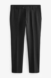 Bandeau-Bikini-Top Formelle Flatfront-Hose Skinny Fit (1-St)
