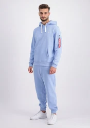 Alpha Industries Hoodie EMB Hellblau/Blau