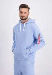 Alpha Industries Hoodie EMB Hellblau/Blau