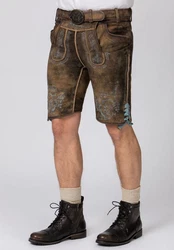 Stockerpoint Trachtenlederhose Rudolf Khaki/Dunkelgrün/Braun/Dunkelbraun/Grün