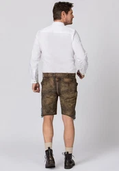 Stockerpoint Trachtenlederhose Rudolf Khaki/Dunkelgrün/Braun/Dunkelbraun/Grün
