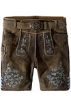 Stockerpoint Trachtenlederhose Rudolf Khaki/Dunkelgrün/Braun/Dunkelbraun/Grün