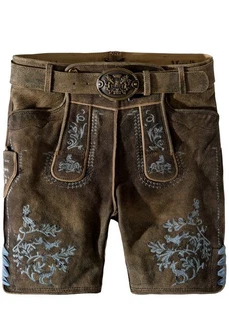 Stockerpoint Trachtenlederhose Rudolf Khaki/Dunkelgrün/Braun/Dunkelbraun/Grün