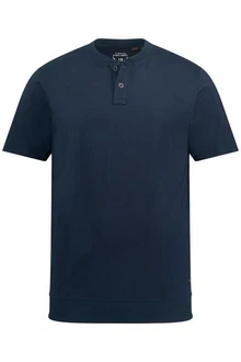 JP1880 T-Shirt Henley Bauchfit Rundhals Hellblau/Dunkelblau/Blau/Grau JP1880 T-Shirt Henley Bauchfit Rundhals Hellblau/Dunkelblau/Blau/Grau
