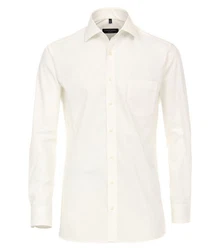 CASAMODA Langarmhemd Modern Fit Creme/Weiß/Khaki/Beige