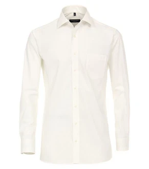 CASAMODA Langarmhemd Modern Fit Creme/Weiß/Khaki/Beige