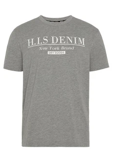 H.I.S T-Shirt schmale Passform Rundhalsausschnitt