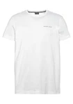 Bruno Banani T-Shirt mit Print Rundhalsausschnitt Weiß/Creme/Grau