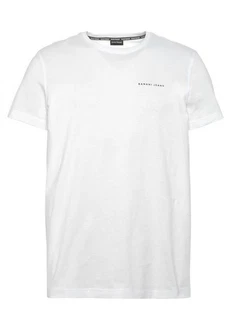 Bruno Banani T-Shirt mit Print Rundhalsausschnitt Weiß/Creme/Grau