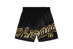 Mitchell & Ness Funktionsshorts Big Face 4.0 Fashion (Chicago Bulls) Schwarz/Dunkelblau/Beige/Rot