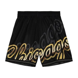 Mitchell & Ness Funktionsshorts Big Face 4.0 Fashion (Chicago Bulls) Schwarz/Dunkelblau/Beige/Rot