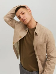 JACK & JONES Jacke 'Riviera' beigemeliert