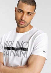 Bruno Banani T-Shirt kurzarm schmal geschnitten Dunkelrot/Rot/Rosa/Gelb/Bordeaux/Weiß