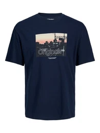 T-Shirt JORVESTERBRO PHOTO (1-tlg) aus Baumwolle