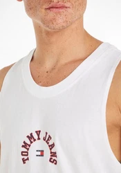 Tommy Jeans Muskelshirt TJM CURVED TJ COLLEGE TANK TOP 