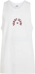 Tommy Jeans Muskelshirt TJM CURVED TJ COLLEGE TANK TOP 