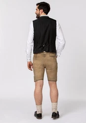 Stockerpoint Trachtenweste Vittorio Rot/Schwarz/Braun