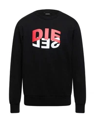 Sweatshirt Regular Fit Supersoft Pullover - S-GIRK-N80 Schwarz