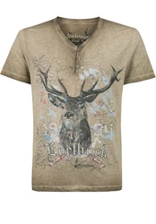 Stockerpoint T-Shirt Günther Beige/Braun/Khaki/Grau