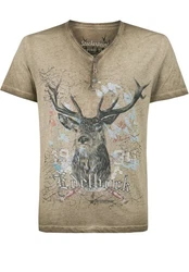 Stockerpoint T-Shirt Günther Beige/Braun/Khaki/Grau