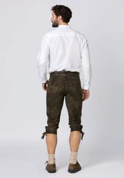Stockerpoint Trachtenlederhose Sigmar Khaki/Braun/Dunkelgrün/Dunkelbraun