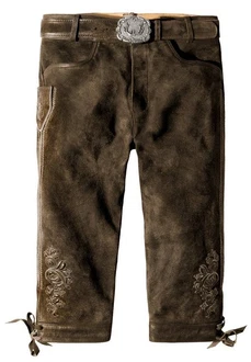 Stockerpoint Trachtenlederhose Sigmar Khaki/Braun/Dunkelgrün/Dunkelbraun