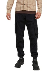 Jack & Jones Cargohose JPSTKANE JJNOAH CUFFED CARGO NOOS Beige/Schwarz/Khaki