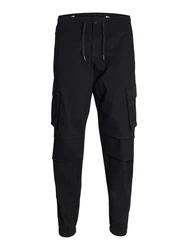 Jack & Jones Cargohose JPSTKANE JJNOAH CUFFED CARGO NOOS Beige/Schwarz/Khaki